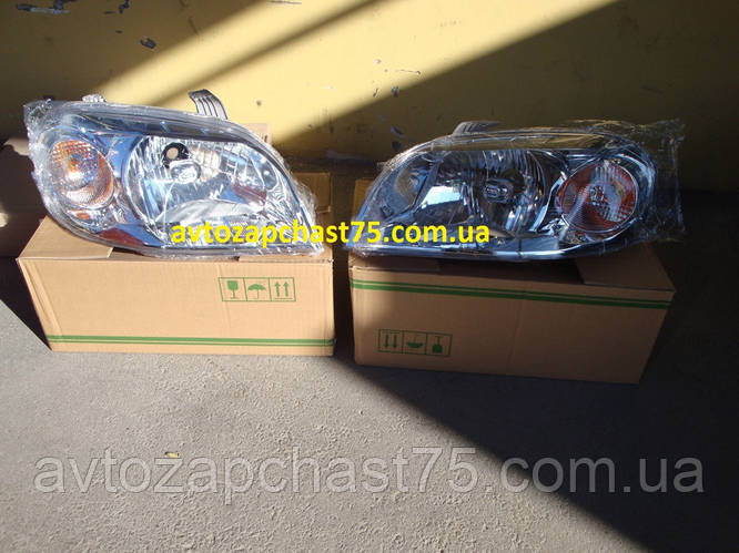 Фары Chevrolet Aveo T250 с 2006 года выпуска, комплект 2 штуки левая ...
