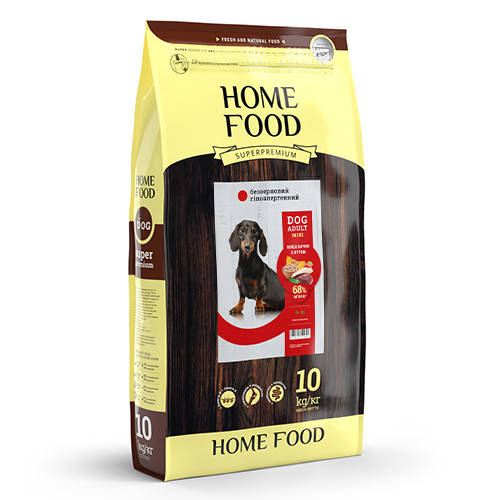 Сухий корм для дорослих собак «М'ясо качки з нутом» DOG ADULT MINI ...