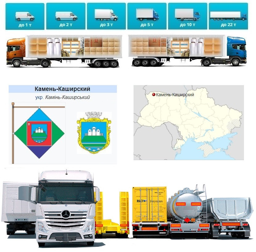Вантажоперевезення із Камінь-Каширського в Камінь-Каширський, фото 1