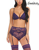 Прозоріший комплект білого мережива