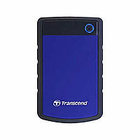 Жесткий диск внешний переносной 2 терабайта PHD External 2.5'' Transcend USB 3.0 25H3 2Tb Blue