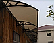 Козирок Навіс 1000 х 1200 мм над ґанком, над входом і дверима Бронза з полікарбонату, фото 4