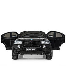 Дитячий електромобіль двомісний Джип JJ2168EBLR-2 2 мотори 120W Чорний, фото 3
