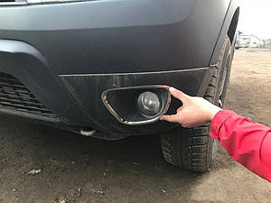 Dacia Duster 2010-2013 Накладки на протитуманки ARS Накладки на протитуманки Дачія Дастер