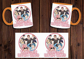 Чашка "Yarichin Bitch Club" / Кружка Клуб Ярічін №1 Помаранчевий
