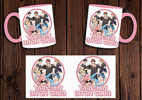 Чашка "Yarichin Bitch Club" / Кружка Клуб Ярічін №1 Рожевий