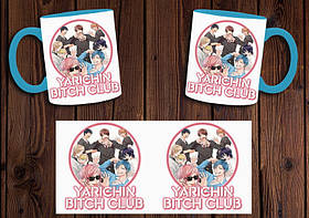 Чашка "Yarichin Bitch Club" / Кружка Клуб Ярічін №1 Блакитний