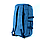 Брезентова сумка-рюкзак, 25 л, синя, одне основне відділення, додаткові кишені, фото 5