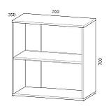 Шафа відкрита широкий для документів та книг модульний Аміксе W2, фото 5