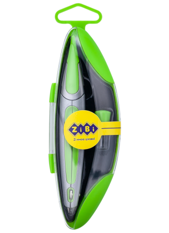 Циркуль в твердом футляре START ERGO салатовый KIDS Line