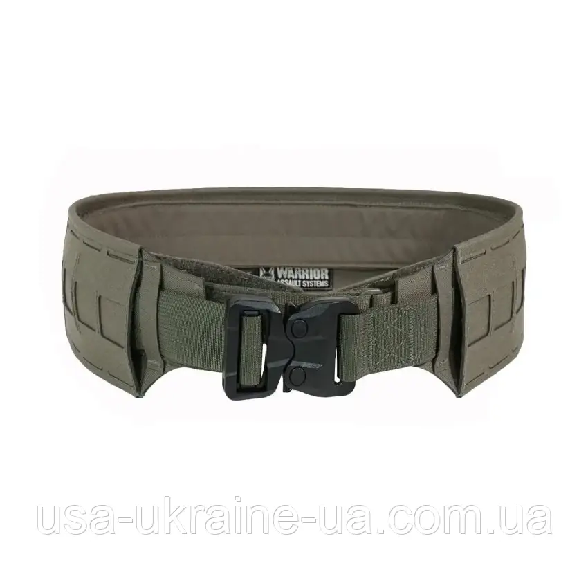 Бойовий пояс Laser Cut Low Profile з полімерним ременем Cobra olive від Warrior Assault Systems, фото 1