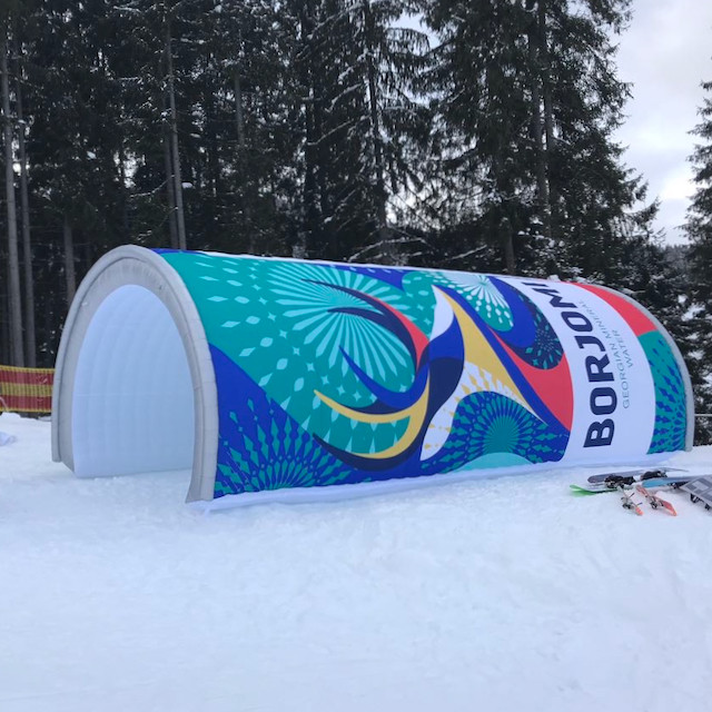 Надувна конструкція тунель 8 метрів для спорту та заходів