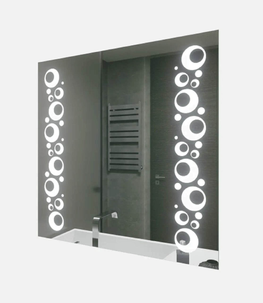 Дзеркало LED (80*80*2,5 см) vz-al-d75