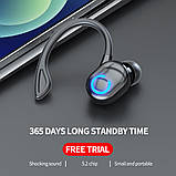 Mini Bluetooth гарнітура w6 на 2 телефону відразу, МУЗИКА, Бездротовий навушник, фото 7