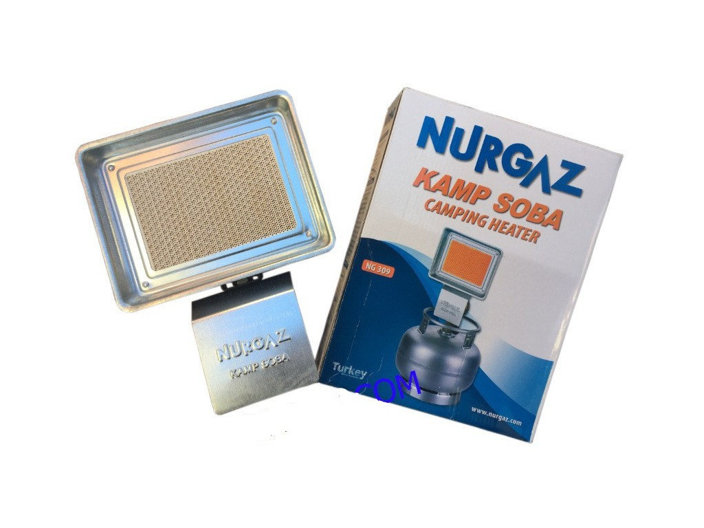Нагрівач газовий пальник Nurgaz NG-309 KAMP SOBA з редуктором інфачервоного випромінювання