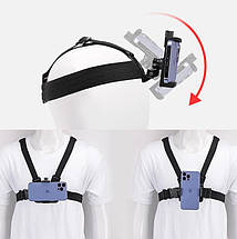 Комплект для знімання на смартфон/екшн камеру на голову та на груди Ulanzi U-Select MP-2, фото 2