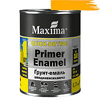 Ґрунт-емаль швидковисихаюча Maxima жовта 2.5кг