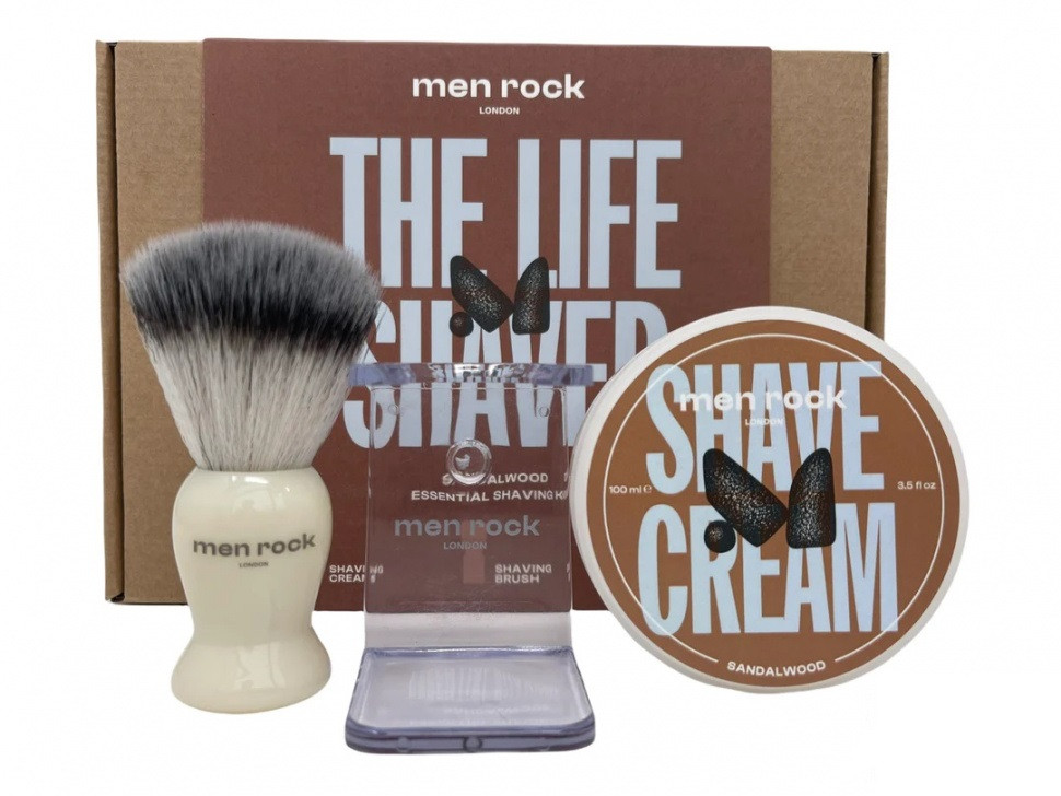 Подарунковий набір для гоління Men Rock The Life Shaver Sandalwood Shaving Kit