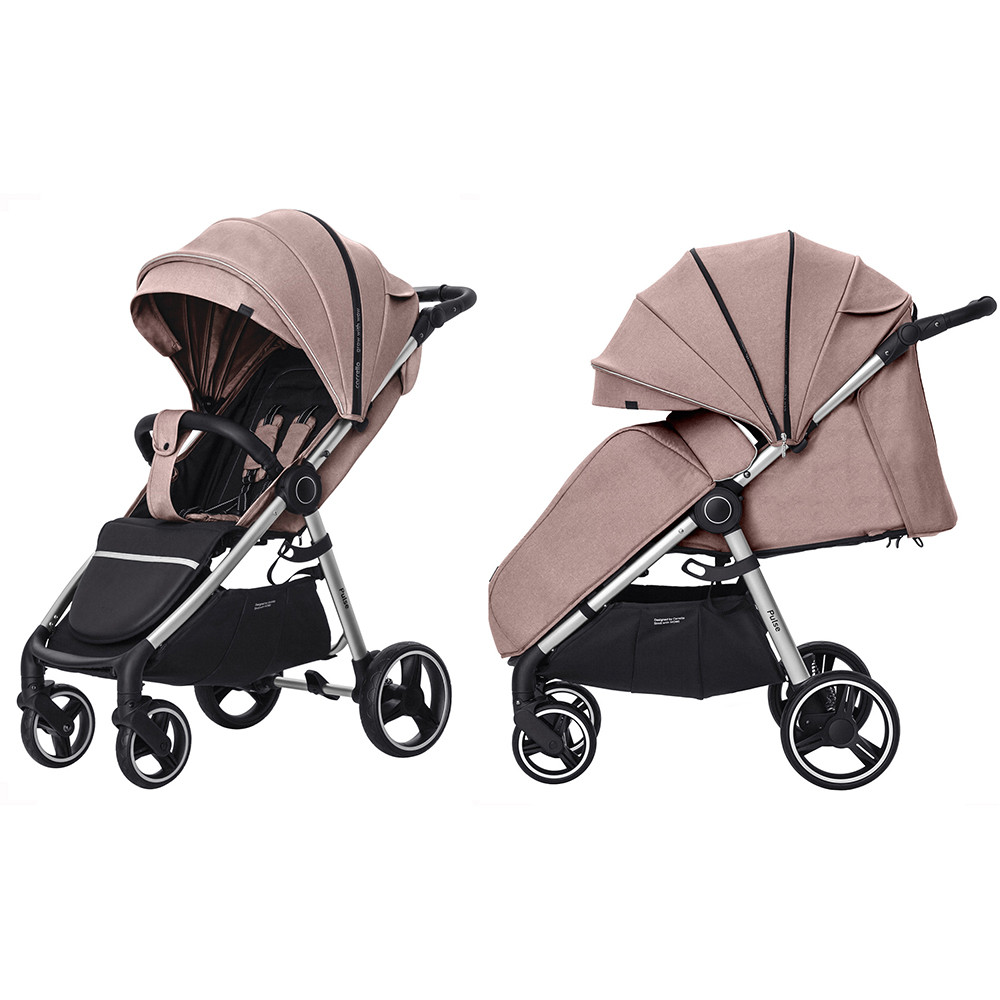 Прогулянкова коляска CARRELLO Pulse CRL-5507 Evening Beige + чохол для ніжок + москітна сітка