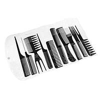 Набір розчісок для волосся 10 шт гребінці