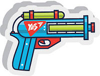 Ластик фигурный YES Blaster