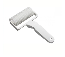 Ролик ніж для нарізки тіста сіткою кондитерський Валик для нарізки сітки пластиковий L 20 cm, w 12 cm.