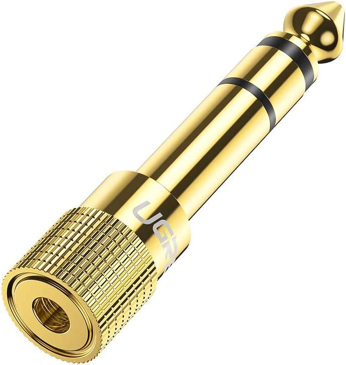 Перехідник Ugreen 6.35 mm штекер до 3.5 mm роз'єм аудіо адаптер (20503), фото 1