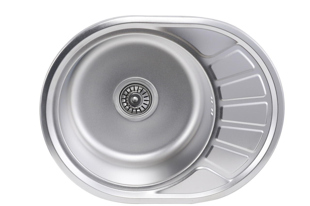 Кухонна мийка Platinum 5745 Decor 0,6 мм