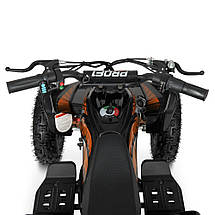 Квадроцикл HB-EATV800B-7ST(MP3) 800W мотор з 3 акумуляторами 12A /12V Помаранчевий, фото 5