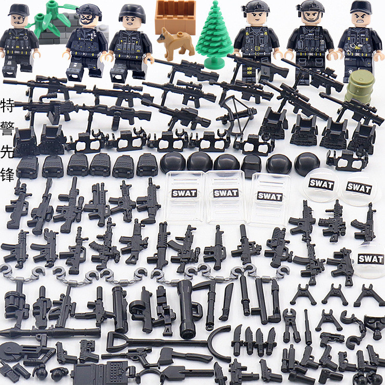 Фигурки Человечки Военные Спецназ Полиция Солдатики Swat для Лего Lego ...