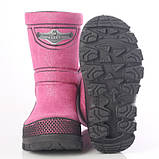 Молодіжні зимові чоботи на хутрі для дівчинки Husky Alisa Line малиновий розміри 25-36, фото 6
