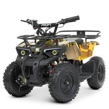 Квадроцикл HB-ATV800AS-13 800W 3 акумулятори 12A/12V швидкість 22 км/г Червоний, фото 1