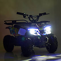 Квадроцикл HB-ATV800AS-2-3 800W 3 акумулятори 12A/12V швидкість 22 км/г Білий, фото 4