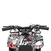 Квадроцикл HB-ATV800AS-2-3 800W 3 акумулятори 12A/12V швидкість 22 км/г Білий, фото 5