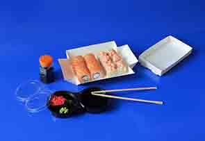 Екобокс картонний 130х170 мм. h = 55 мм. білий