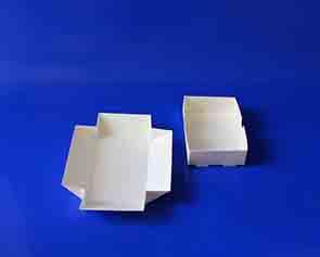Екобокс картон, 100х150 мм h=55 мм, білий