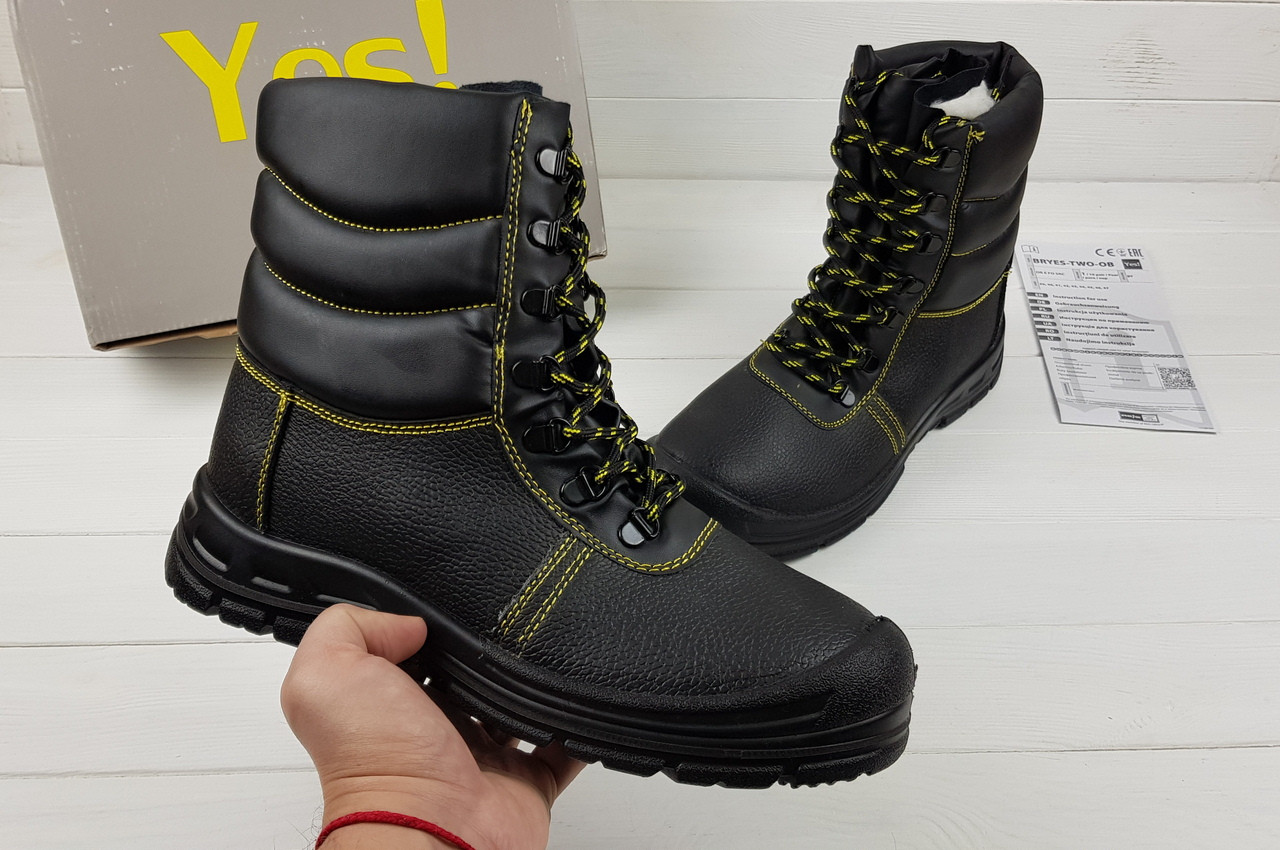 Спецобувь берцы защитные мужские зимние рабочая евро обувь утепленная ...