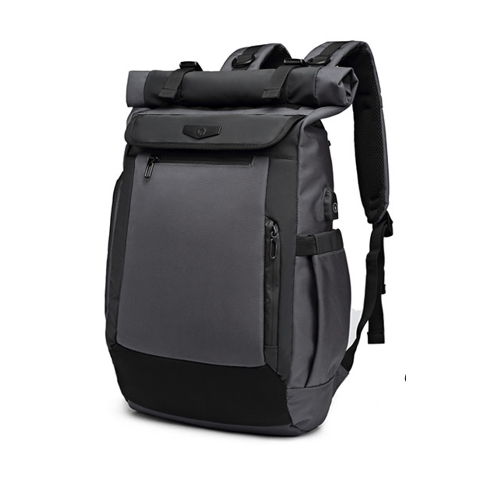 Рюкзак Роллтоп OZUKO RollTop 9066 Сірий, фото 1