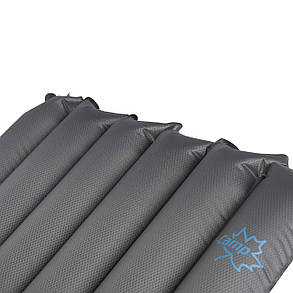 Кілімок надувній Bo-Camp Delux 185x50x6.3 cm Grey (3106602), фото 3