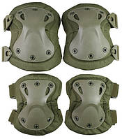 Наколінники і налокотники тактичні військові Хакі