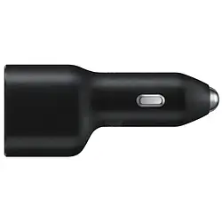 Автомобільний адаптер для телефона Samsung 40W Super Fast Dual Charger Black EP-L4020NBEGRU