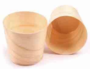 Склянка бамбук 45х60х60 мм. 100мл. (50 шт.)