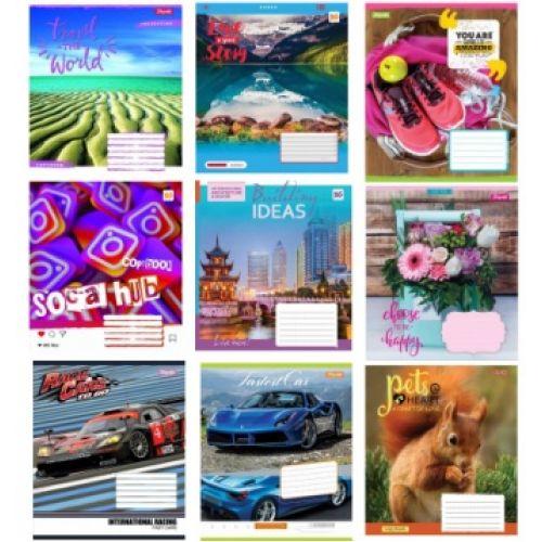 Зошит шкільний 48 аркушів клітинка повнокольорова обкладинка 1Вересня, 793068, фото 1