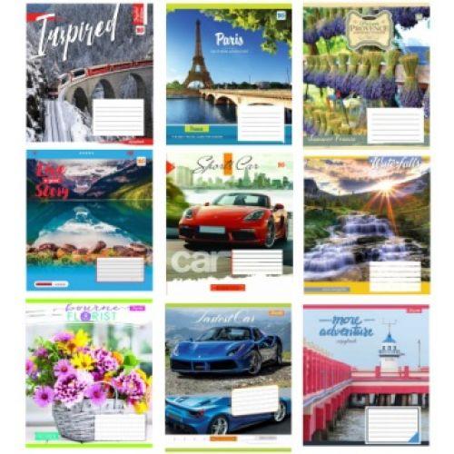 Зошит шкільний 36 аркушів клітинка повнокольорова обкладинка 1Вересня, 793456, фото 1