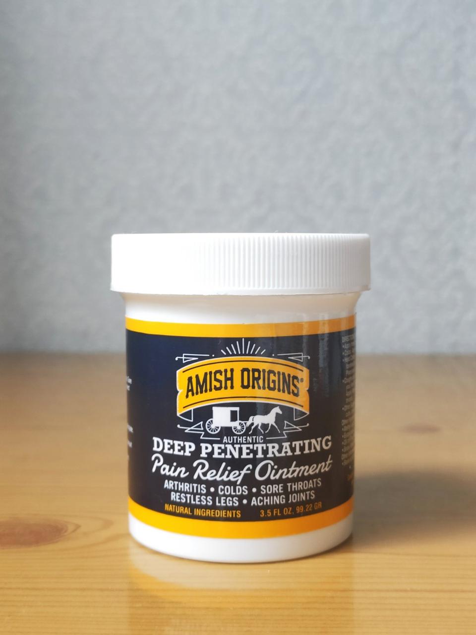 Amish Origins, Болеутоляющая мазь, 99 г, цена 330 грн — Prom.ua (ID