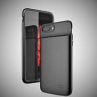 Чохол акумулятор на Айфон 6+ 6s+ 7+ 8+ Pluse ПЛЮС 4000мАч чорний, Чохол Повербанк для iPhone, чохол зарядка