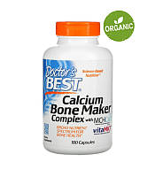 Doctor's Best, Calcium Bone Maker, Комплекс для здоровья костей, 180 капсул