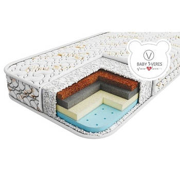 Підлітковий матрац Baby Veres Gel Latex+ Organic 160х80х12 см