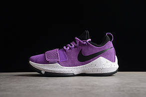 Eur39-46 Кросовки Nike PG 1 EP BRIGHT VIOLET/BLACK-WHITAL ORANGE Paul George чоловічий баскетбольний