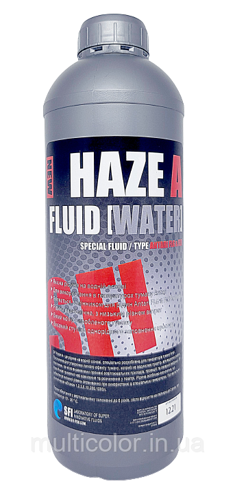 Рідина для генераторів туману SFI Haze "A" Fluid Water 1л
